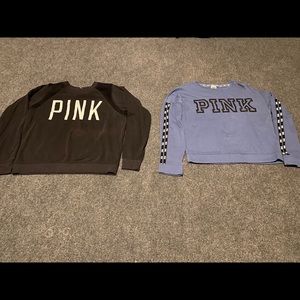 Two Pink Victoria Secret Crewnecks🌟